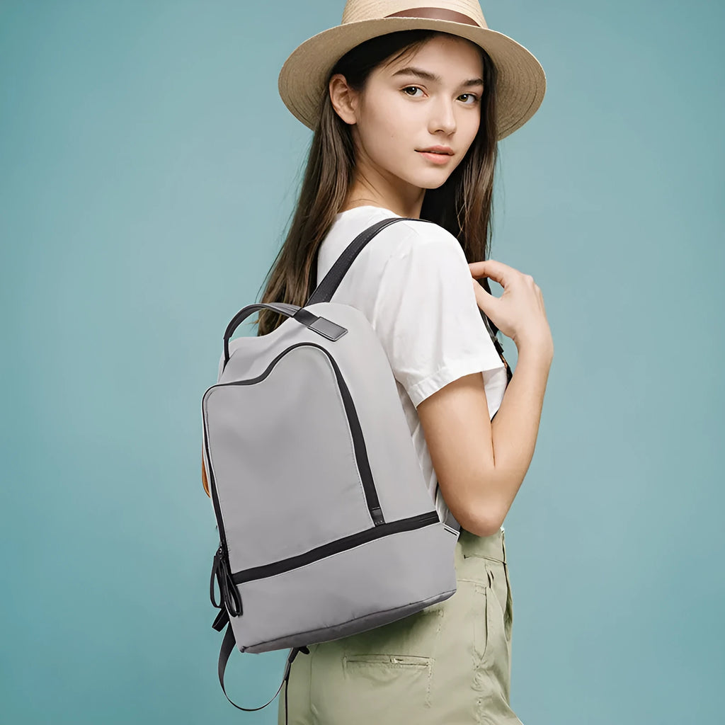 Marco Leideng ultra light Oxford cloth leisure travel backpack in blue black colour