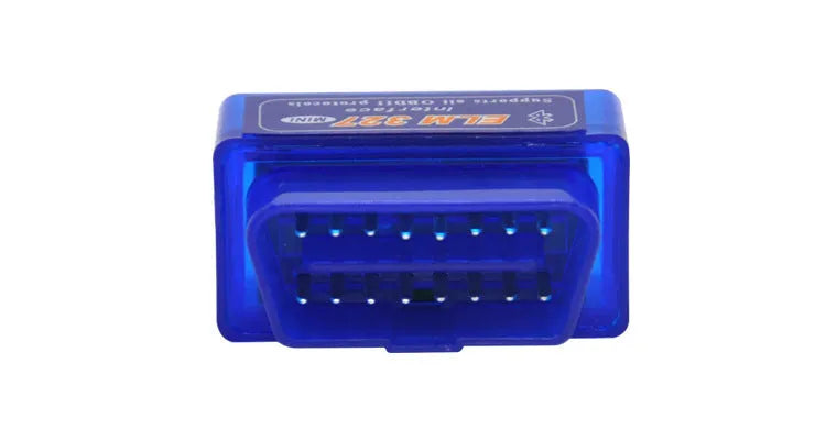 Bluetooth OBD2 auto fault detector with ELM327 interface for vehicle diagnostics