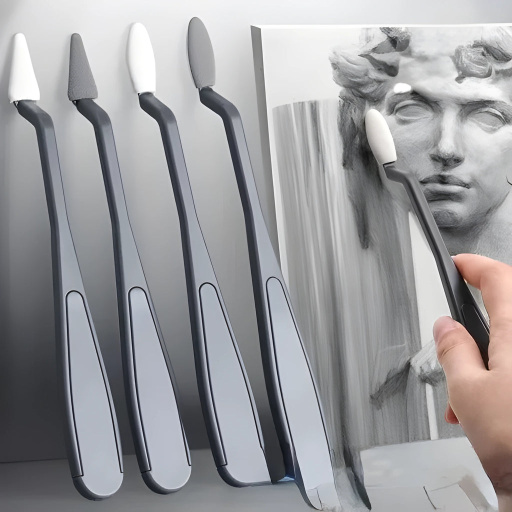 Plastic sketch rubbing knife eraser tool in colour R20212 for removing pen and pencil lines.