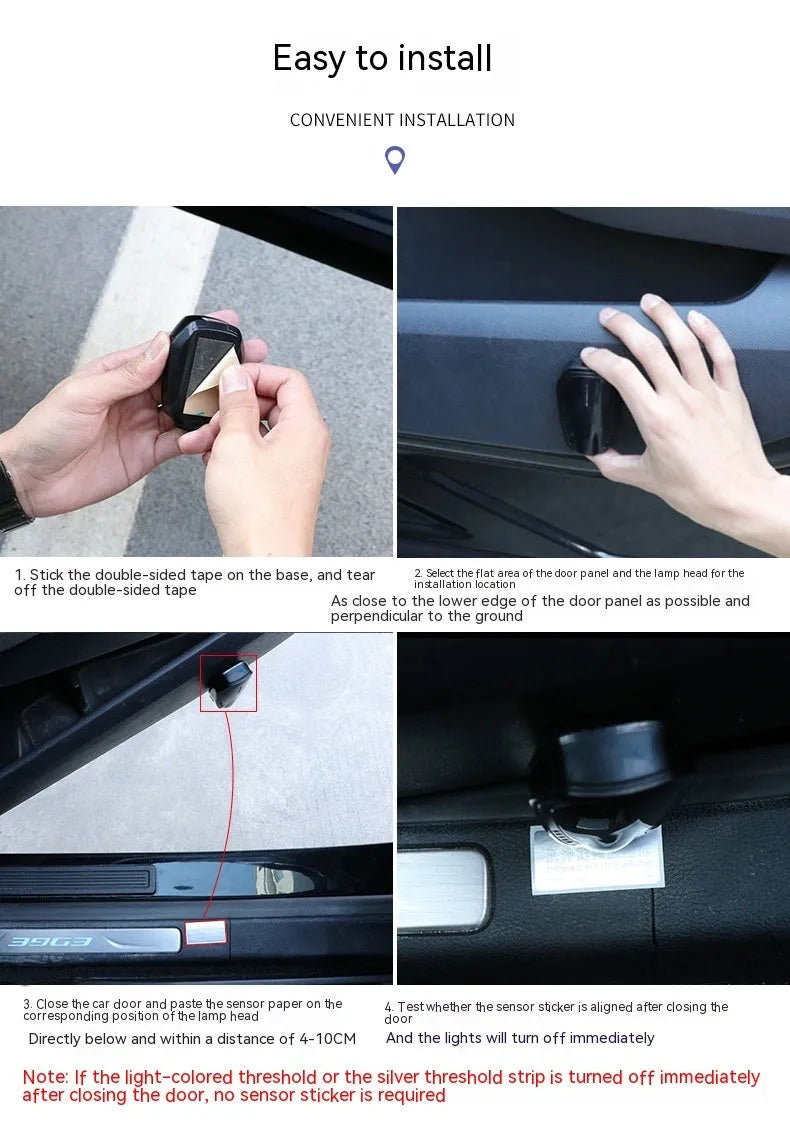Bright black car atmosphere light laser projector with ABS electronic components