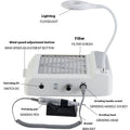 White four-in-one nail polishing machine with vacuum dust extraction system and UK plug