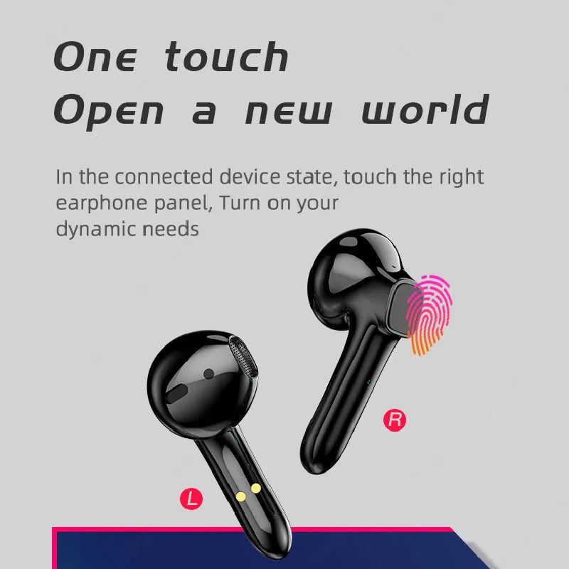 A compact, minimalist wireless Bluetooth gaming headset in the colour shown, made from black ABS plastic.