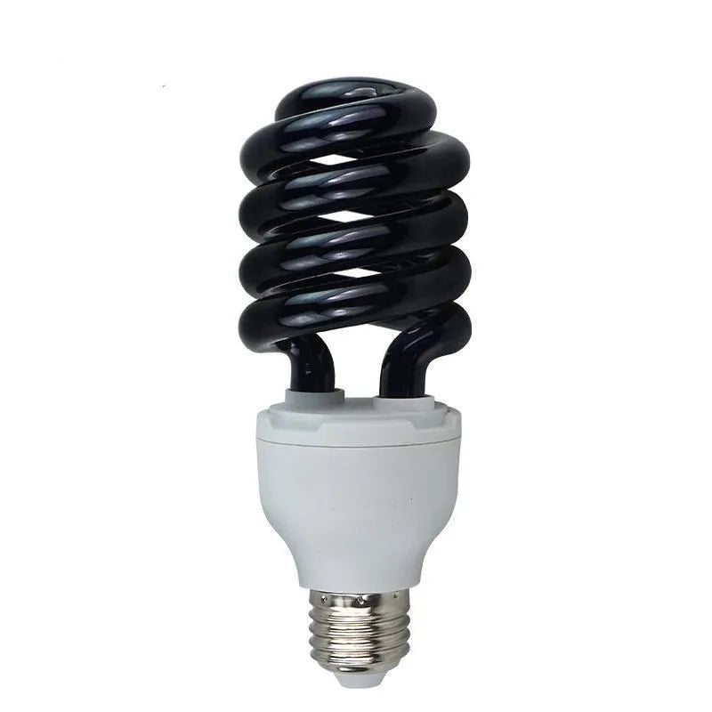 Black outdoor insect trapping light for fish ponds and farms with multiple voltage options