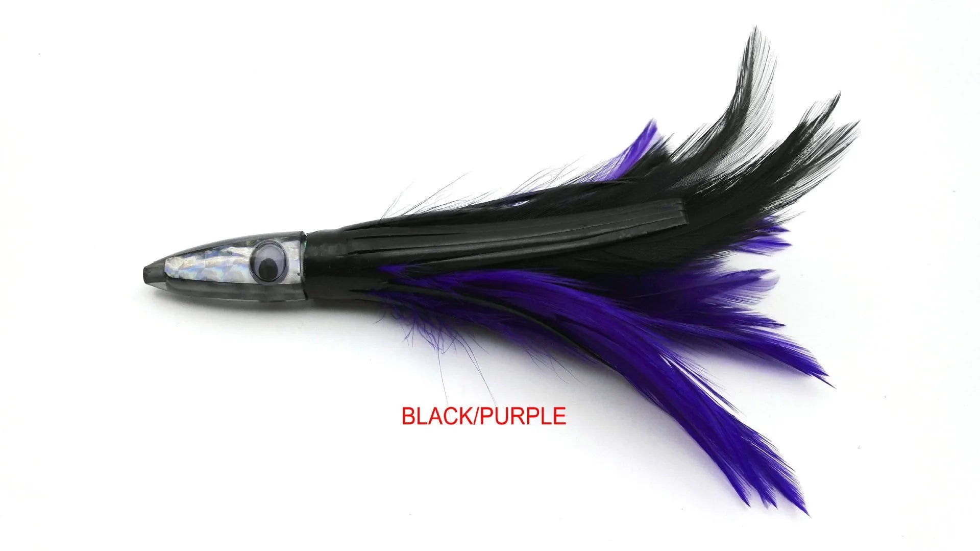 Acrylic sea fishing octopus headband feathered dress lure 14cm 32g resin fish head