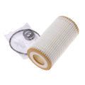 HU718 5X wire wound oil filter cartridge with 10mm ports for lubricating oil systems.
