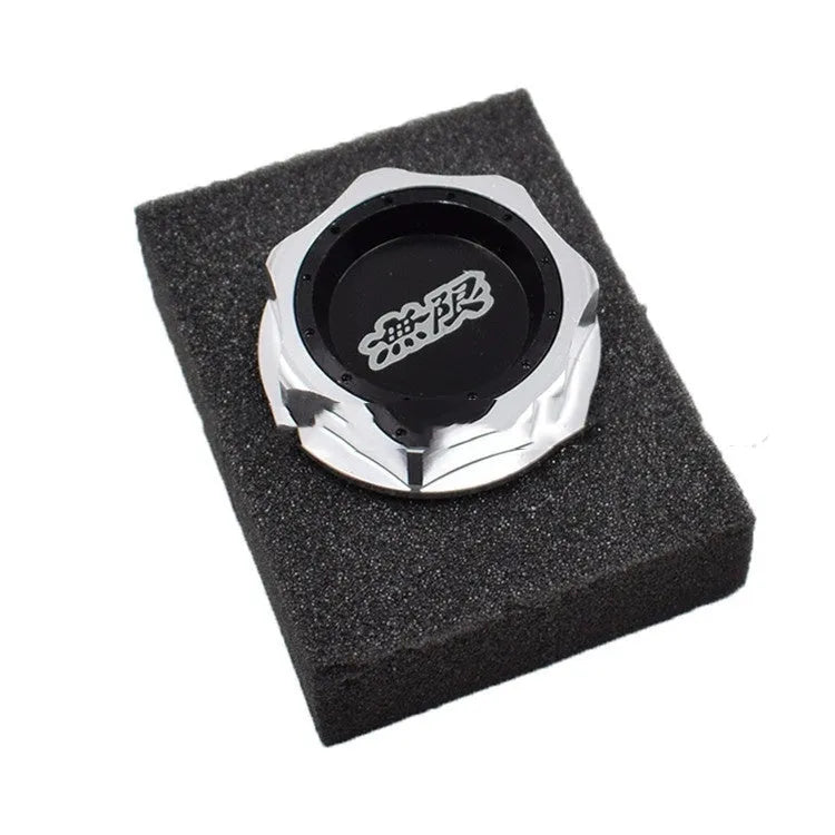 Aluminium alloy oil filter cap for Honda vehicles in multiple colour options